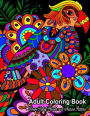 Adult Coloring Book: Stress Relief Flower and Nature Pattern