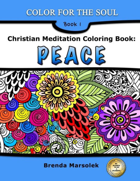 Christian Meditation Coloring Book: PEACE
