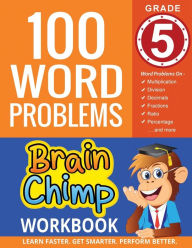 Title: 100 Word Problems: Grade 5 Math Workbook, Author: Brainchimp