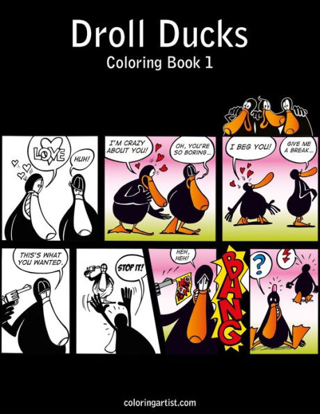 Droll Ducks Coloring Book 1