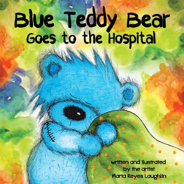 Blue Teddy Bear Goes To The Hospital