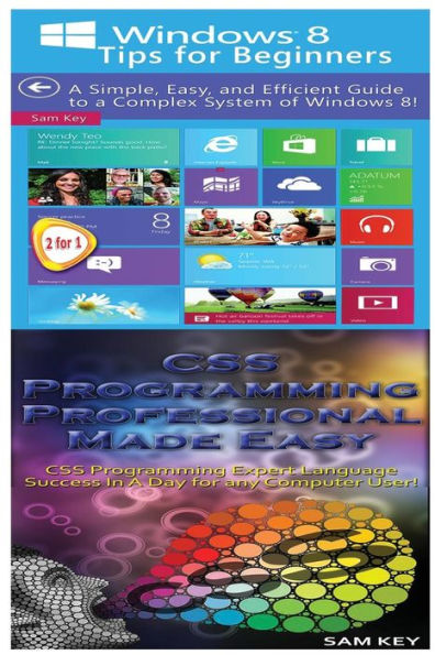 Windows 8 Tips for Beginners & CSS Programming Professional Made Easy