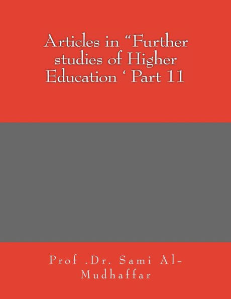 Articles in "Further studies of Higher Education ' Part 11: Articles in