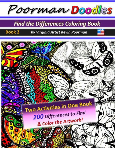 Poorman Doodles: Find the Differences and Color
