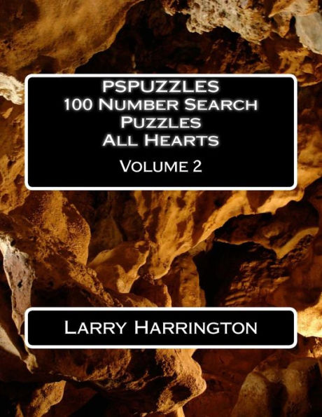 PSPUZZLES 100 Number Search Puzzles All Hearts Volume 2