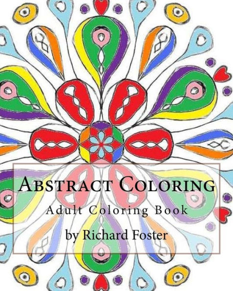 Abstract Coloring: Adult Coloring Book
