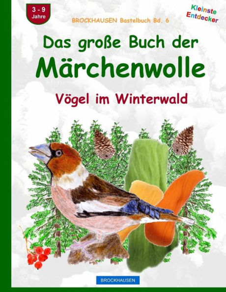 BROCKHAUSEN Bastelbuch Bd. 6: Das grosse Buch der Märchenwolle: Vögel im Winterwald