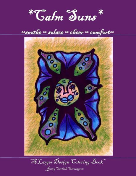 Calm Suns: Adult Coloring Book