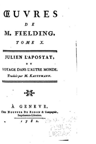 Oeuvres de M. Fielding - Tome X