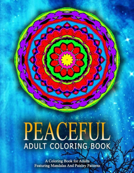PEACEFUL ADULT COLORING BOOK