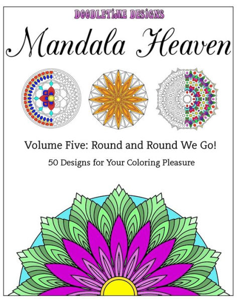 Round and Round We Go!: 50 Designs for Your Coloring Pleasure