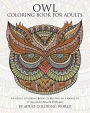 Owl Coloring Book For Adults: An Adult Coloring Book Of 40 Owls in a Range of Styles and Ornate Patterns