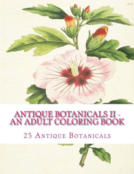 Antique Botanicals II - An Adult Coloring Book