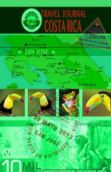 Travel journal COSTA RICA: Traveler's notebook. Keep travel memories & weekend. (New OMJ collection)