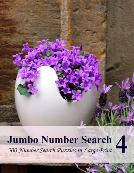 Jumbo Number Search 4: 300 Number Search Puzzles in Large Print