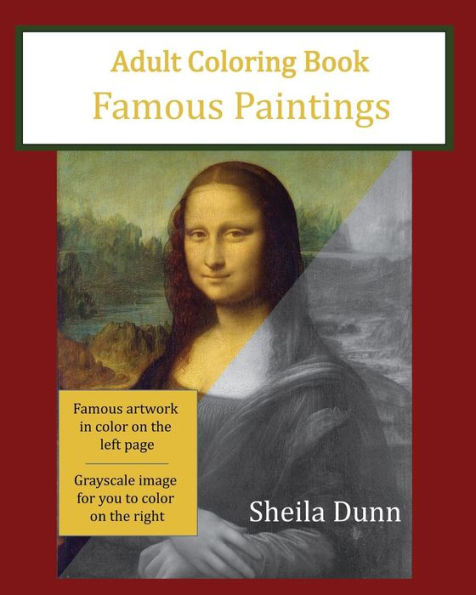 Famous Paintings: Adult Coloring Book