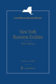 Title: LexisNexis AnswerGuide New York Business Entities, Author: Steven R. Gersz