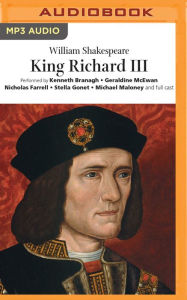 King Richard Iii Naxos By William Shakespeare Michael Maloney Kenneth Branagh Geraldine