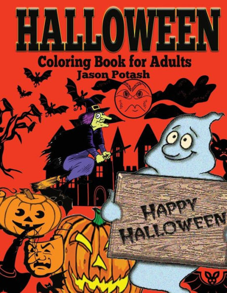 Halloween Coloring Book For Adults