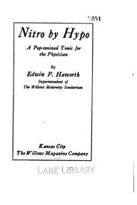 Title: Nitro by Hippo, Author: Edwin P Haworth
