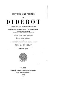 Title: Oeuvres complï¿½tes de Diderot - Tome VII, Author: Denis Diderot