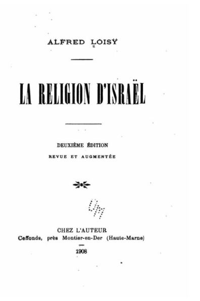 La religion d'Israël