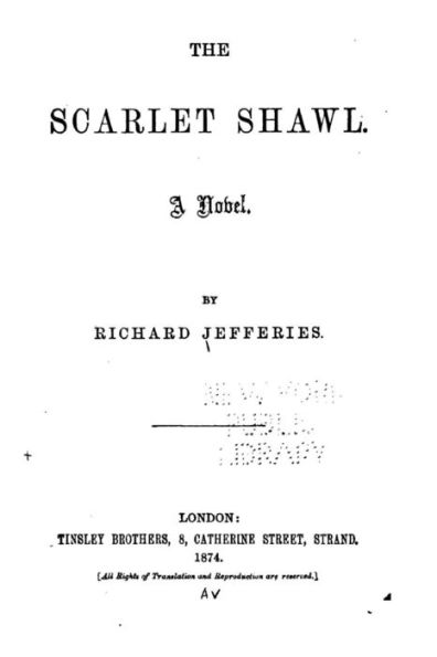 The Scarlet Shawl, A Novel