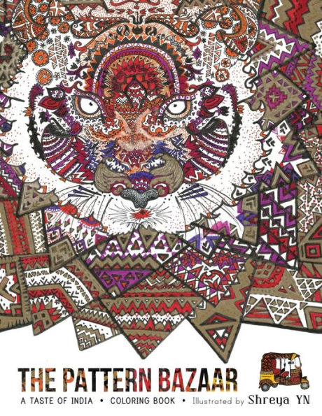 The Pattern Bazaar: A Taste of India - Coloring Book