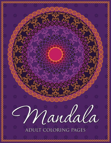 Mandala Adult Coloring Pages