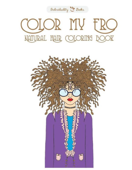 Color my fro natural hair coloring book