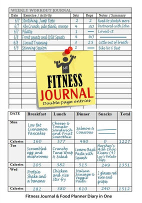 Fitness Journal Fitness Journal And Food Planner Diary In One 12 Month Diet And Fitness Journal Paperback