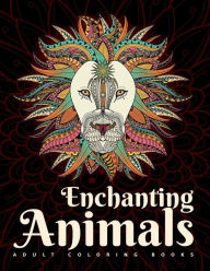 Title: Adult Coloring Books: Enchanting Animals, Author: Inky Balm Designs