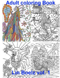 Title: Adult Coloring book Chicken, Author: Lin Boelz