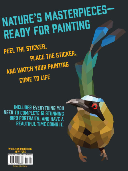 Paint by Sticker: Birds: Create 12 Stunning Images One Sticker at a Time!