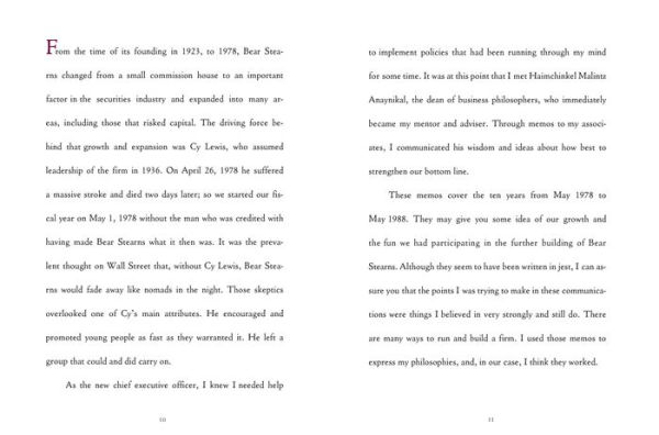 Memos from the Chairman