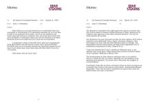 Alternative view 3 of Memos from the Chairman