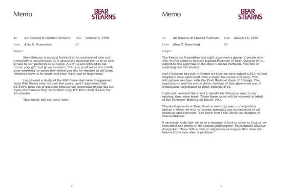 Memos from the Chairman