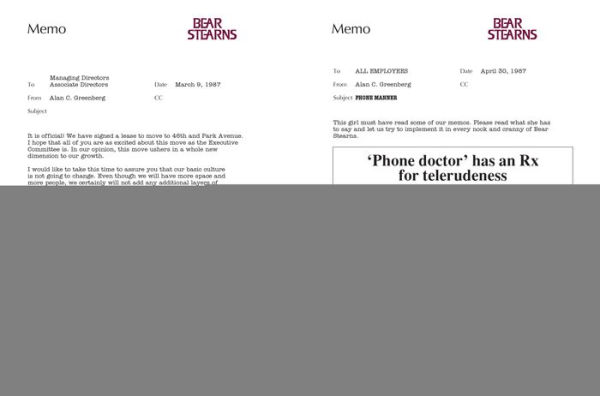 Memos from the Chairman