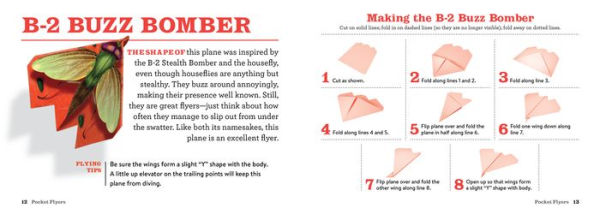 Pocket Flyers Paper Airplane Book: 69 Mini Planes to Fold and Fly