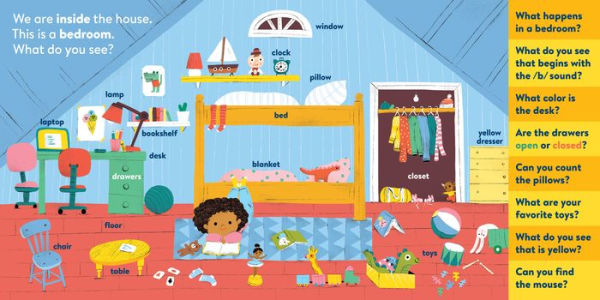 My First Brain Quest First Words: Around the Home: A Question-and-Answer Book
