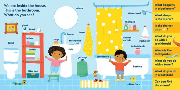 My First Brain Quest First Words: Around the Home: A Question-and-Answer Book