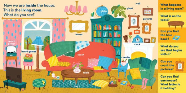 My First Brain Quest First Words: Around the Home: A Question-and-Answer Book
