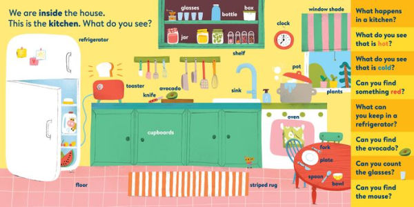 My First Brain Quest First Words: Around the Home: A Question-and-Answer Book