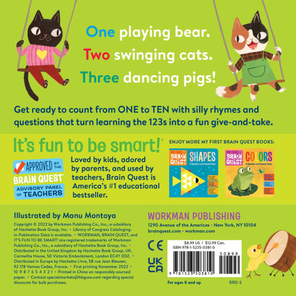 My First Brain Quest 123s: A Question-and-Answer Book