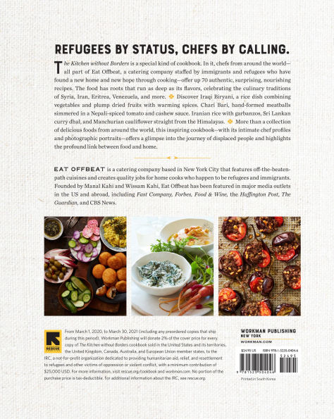 The Kitchen without Borders: Recipes and Stories from Refugee Immigrant Chefs