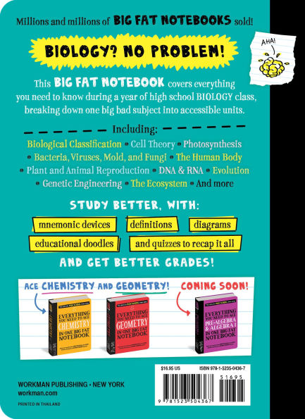 Everything You Need to Ace Biology in One Big Fat Notebook