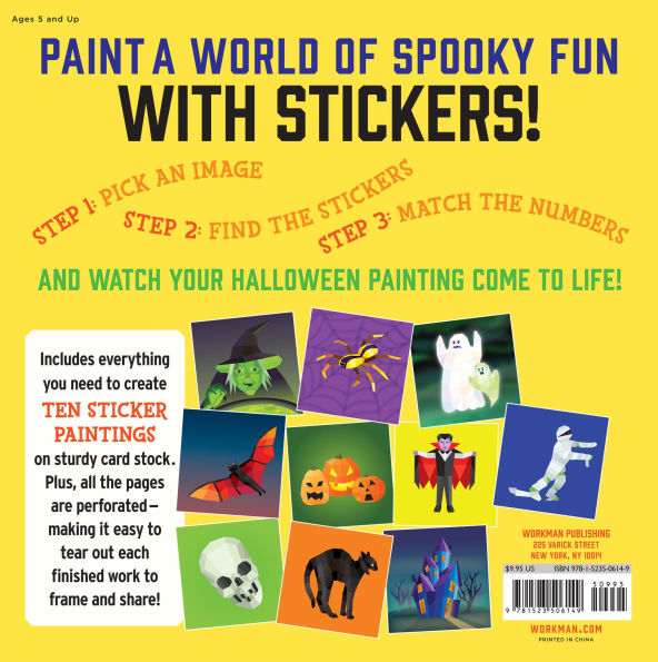Halloween (Paint by Sticker Kids Series)