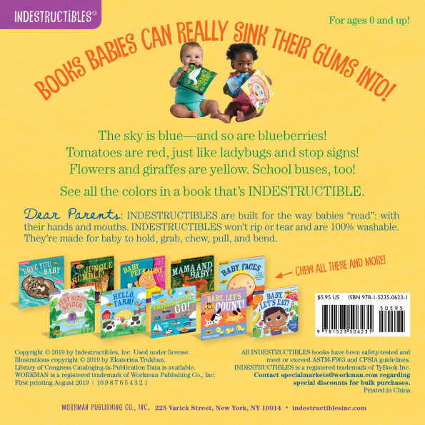 Baby, See the Colors! (Indestructibles Series)