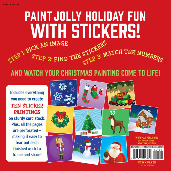 Christmas (Paint by Sticker Kids Series)