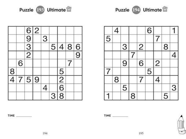 Sudoku #035 and #036 (Hard) - Free Printable Puzzles